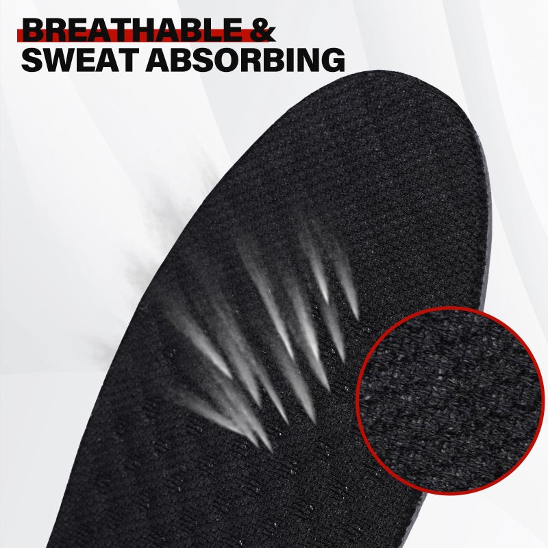 ERGOfoot Height Increase Insoles for Men Women, 3-Layer Adjustable Invisible Shoe Lifts & Height Boosters, Fits Dress Shoes & Casual Footwear - Height Increase Soles & Inserts - Image 5